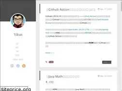 Sites similar to yikun.github.io