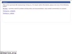 Sites similar to yimingliu.com