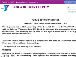 Sites similar to ymcaofdyercounty.org