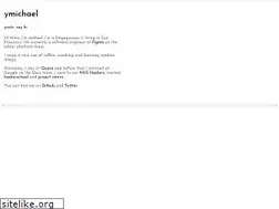 Sites similar to ymichael.com