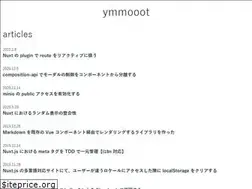 Sites similar to ymmooot.dev