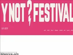 Sites similar to ynotfestival.com
