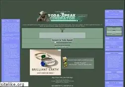 Sites similar to yodaspeak.co.uk