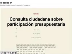 Sites similar to yodecidodf.org.mx