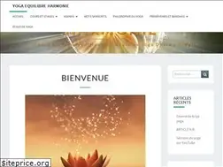 Sites similar to yoga-equilibre-harmonie.com