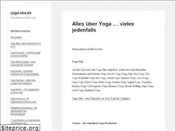 Sites similar to yoga-ska.de