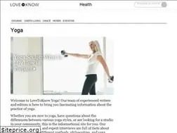 Sites similar to yoga.lovetoknow.com