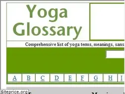 Sites similar to yogaglossary.com