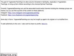 Sites similar to yoganandaparenting.com
