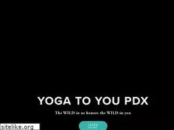 Sites similar to yogatoyoupdx.com