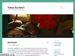 Sites similar to yoksasizhala.wordpress.com