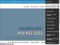Sites similar to yongeeglintondental.com