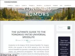 Sites similar to yongnuorumors.com