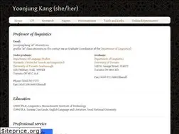 Sites similar to yoonjungkang.com