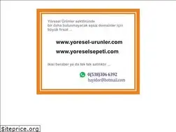 Sites similar to yoresel-urunler.com
