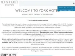 Sites similar to yorkhotel.com.sg