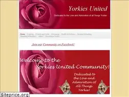 Sites similar to yorkiesunited.com