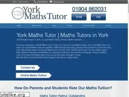 Sites similar to yorkmathstutor.co.uk