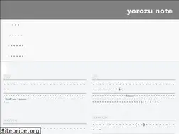 Sites similar to yorozu-note.com