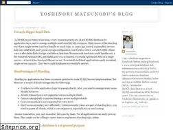 Sites similar to yoshinorimatsunobu.blogspot.com