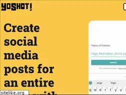 Sites similar to yoshot.com