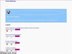 Sites similar to yossiabramov.com