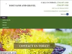 Sites similar to yostsandandgravel.com