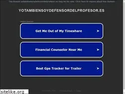 Sites similar to yotambiensoydefensordelprofesor.es