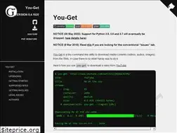 Sites similar to you-get.org