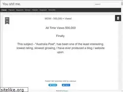 Sites similar to you-shit-me.blogspot.com