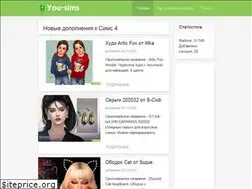 Sites similar to you-sims.ru