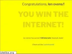 Sites similar to you-win-the-internet.com