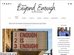 Sites similar to youarebeyondenough.com