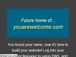 Sites similar to youarewelcome.com
