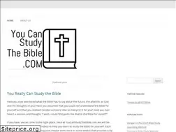 Sites similar to youcanstudythebible.com