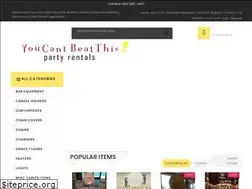Sites similar to youcantbeatthisrentals.com