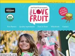 Sites similar to youlovefruitleather.com