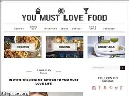 Sites similar to youmustlovefood.com