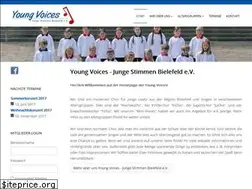 Sites similar to young-voices-bielefeld.de