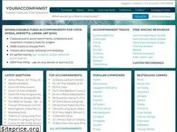 Sites similar to youraccompanist.com