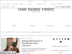 Sites similar to yourbeautypantry.com