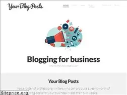 Sites similar to yourblogposts.com