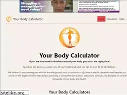 Sites similar to yourbodycalculator.com