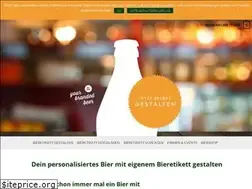 Sites similar to yourbrandedbeer.de