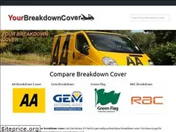 Sites similar to yourbreakdowncover.co.uk