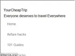 Sites similar to yourcheaptrip.com