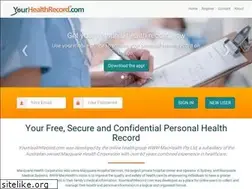 Sites similar to yourchildshealthrecord.com