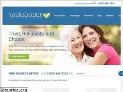 Sites similar to yourchoiceseniorcare.com