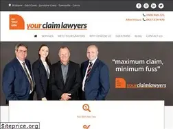 Sites similar to yourclaimlawyers.com.au
