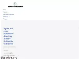 Sites similar to yourcomputer.in